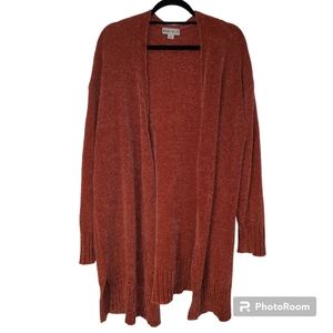 89. Ava & Viv 1X Women's Open Front Sweater